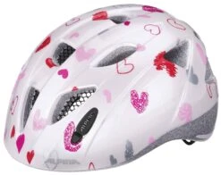 Alpina Ximo Kinder Fahrradhelm - White Hearts
