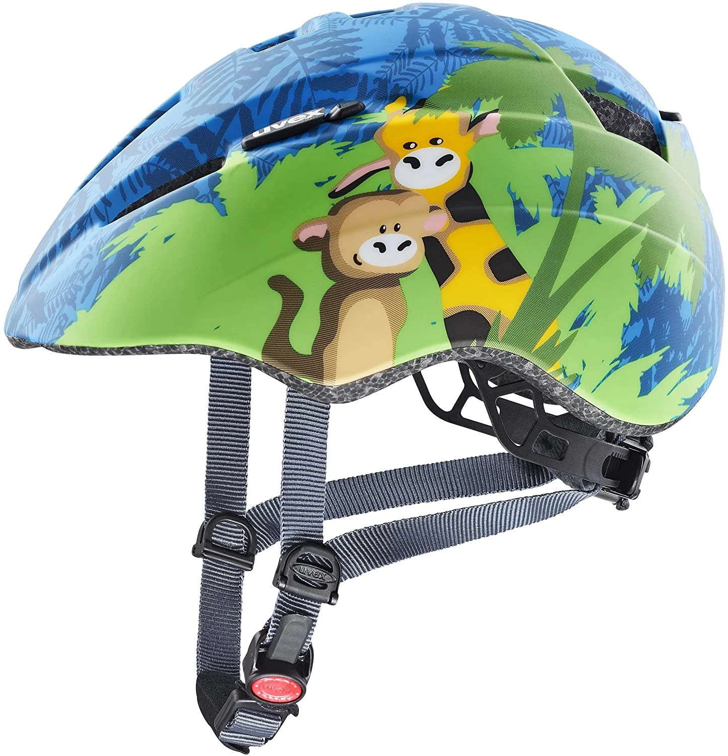 Fahrradhelm Uvex Kid 2 Cc Kinderhelm - Jungle Mat 3 Fahrradhelm Uvex Kid 2 Cc Kinderhelm - Jungle Mat