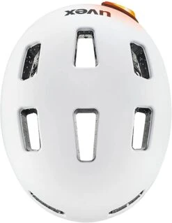 Uvex City 4 Fahrradhelm - White Skyfall Mat -Fahrradhelm uvex city 4 Fahrradhelm ebike Helm whote skyfall matt 5