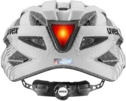 Uvex City I-vo Fahrradhelm - White Black Mat -Fahrradhelm uvex city i vo white black mat Fahrradhelm mit Ruecklicht 4