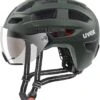 Uvex Finale Visor Visier Fahrradhelm - Forest Mat -Fahrradhelm uvex finale visor Visier Fahrradhelm helmet forest mat 1
