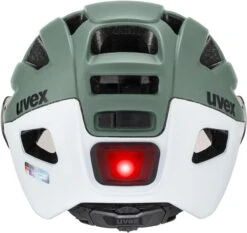 Uvex Finale Visor Vario Visier Fahrradhelm - Moss Green-cloud Matt -Fahrradhelm uvex finale visor v Fahrradhelm mit selbsttoenendem Visier moos green mat 5