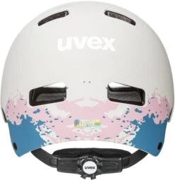 Skaterhelm Uvex Kid 3 Cc - Grey-grapefruit Mat -Fahrradhelm uvex kid 3 cc kinder skaterhelm fahrradhelm grey grapefruit mat 3 Ansicht von hinten