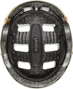 Skaterhelm Uvex Kid 3 Cc - Moos Green-sand Mat -Fahrradhelm uvex kid 3 cc kinder skaterhelm fahrradhelm moos green sand mat 4