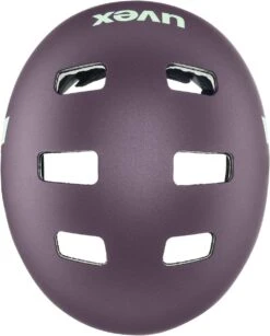 Skaterhelm Uvex Kid 3 Cc - Plum-mint Mat -Fahrradhelm uvex kid 3 cc kinder skaterhelm fahrradhelm plum mint mat 5
