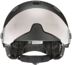 Uvex Rush Visor Visier Fahrradhelm - Dark Silver Mat -Fahrradhelm uvex rush visor Visier Fahrradhelm mit Ruecklicht dark silver mat 3