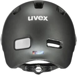Uvex Rush Visor Visier Fahrradhelm - Dark Silver Mat -Fahrradhelm uvex rush visor Visier Fahrradhelm mit Ruecklicht dark silver mat 4
