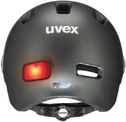 Uvex Rush Visor Visier Fahrradhelm - Dark Silver Mat -Fahrradhelm uvex rush visor Visier Fahrradhelm mit Ruecklicht dark silver mat 5