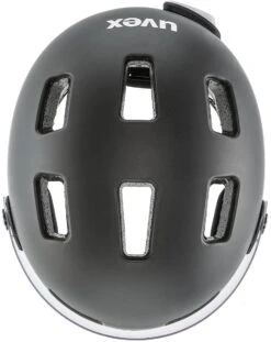 Uvex Rush Visor Visier Fahrradhelm - Dark Silver Mat -Fahrradhelm uvex rush visor Visier Fahrradhelm mit Ruecklicht dark silver mat 7
