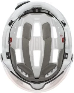 Uvex Rush Visor Visier Fahrradhelm - Papyrus Grey Mat -Fahrradhelm uvex rush visor Visier Fahrradhelm mit Ruecklicht papyrus grey mat 6