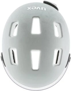 Uvex Rush Visor Visier Fahrradhelm - Papyrus Grey Mat -Fahrradhelm uvex rush visor Visier Fahrradhelm mit Ruecklicht papyrus grey mat 7